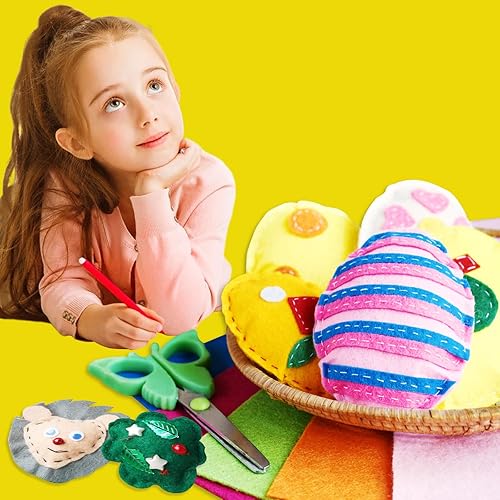 Jtnohx Filzstoff, Weiche Farbig Filz zum Basteln, 1,4mm dick Bastelfilz, 20x30cm Filzplatten für Heimwerker und Nähprojekte (Weiß) - Kaedas