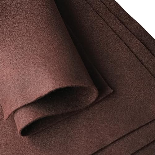 Jtnohx Filzstoff, Weiche Farbig Filz zum Basteln, 1,4mm dick Bastelfilz, 20x30cm Filzplatten für Heimwerker und Nähprojekte (Weiß) - Kaedas