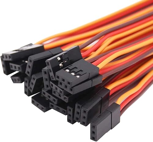 OliYin 20 stücke 22awg 60 Kerne Stecker auf Buchse 5,90 inch Blei Stecker Servo Verlängerungskabel Linie für RC Modellflugzeuge Gestrandet Futaba JR - Kaedas