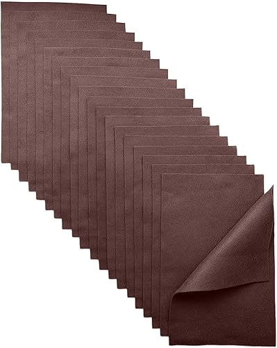 Jtnohx Filzstoff, Weiche Farbig Filz zum Basteln, 1,4mm dick Bastelfilz, 20x30cm Filzplatten für Heimwerker und Nähprojekte (Weiß) - Kaedas