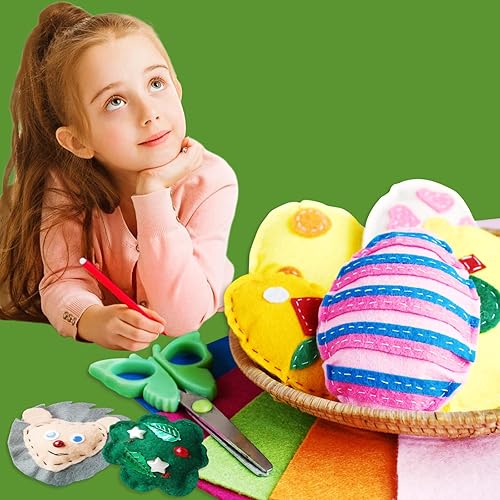 Jtnohx Filzstoff, Weiche Farbig Filz zum Basteln, 1,4mm dick Bastelfilz, 20x30cm Filzplatten für Heimwerker und Nähprojekte (Weiß) - Kaedas