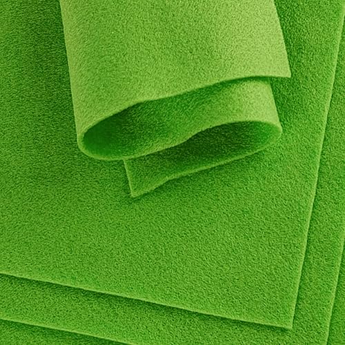 Jtnohx Filzstoff, Weiche Farbig Filz zum Basteln, 1,4mm dick Bastelfilz, 20x30cm Filzplatten für Heimwerker und Nähprojekte (Weiß) - Kaedas