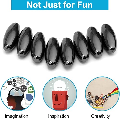 Magnetische Ringe Fidget Finger Schreibtisch Magnet Spielzeug Ring Rattleschlange Spielzeug Magische Ring Magnetkugeln Werkzeuge Stressabbau Magic Unzip Finger Spiel Finger Fidget Toy - Kaedas