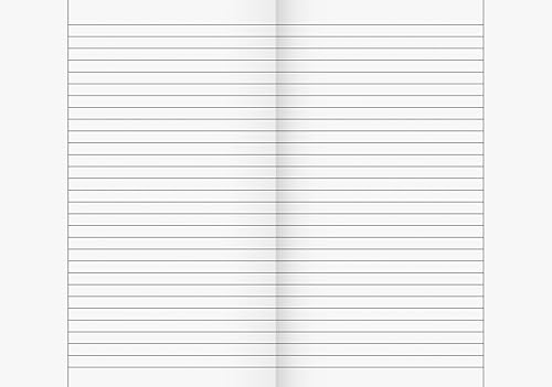 Brunnen 104492511 Schulheft (A4, 16 Blatt, liniert, mit Rand, Lineatur 25) 10 Stück - Kaedas