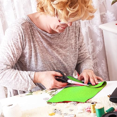 Jtnohx Filzstoff, Weiche Farbig Filz zum Basteln, 1,4mm dick Bastelfilz, 20x30cm Filzplatten für Heimwerker und Nähprojekte (Weiß) - Kaedas