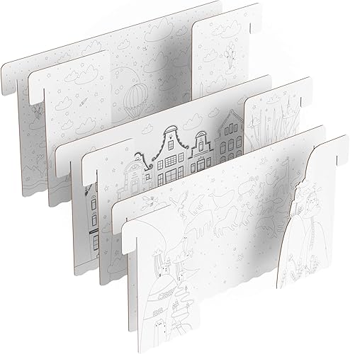 FOLDZILLA Puppentheater 0,75 x 0,70 x 1,25 m aus Pappe Theater Karton - Kasperletheater Märchen - Kaedas