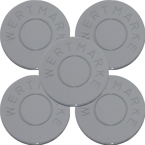 300 Pfandmarken Wertmarken Durchmesser 30mm Farbe Lila mit beidseitiger Aufschrift 'Wertmarke' - Eventmarken Chips Jeton Token - Kaedas