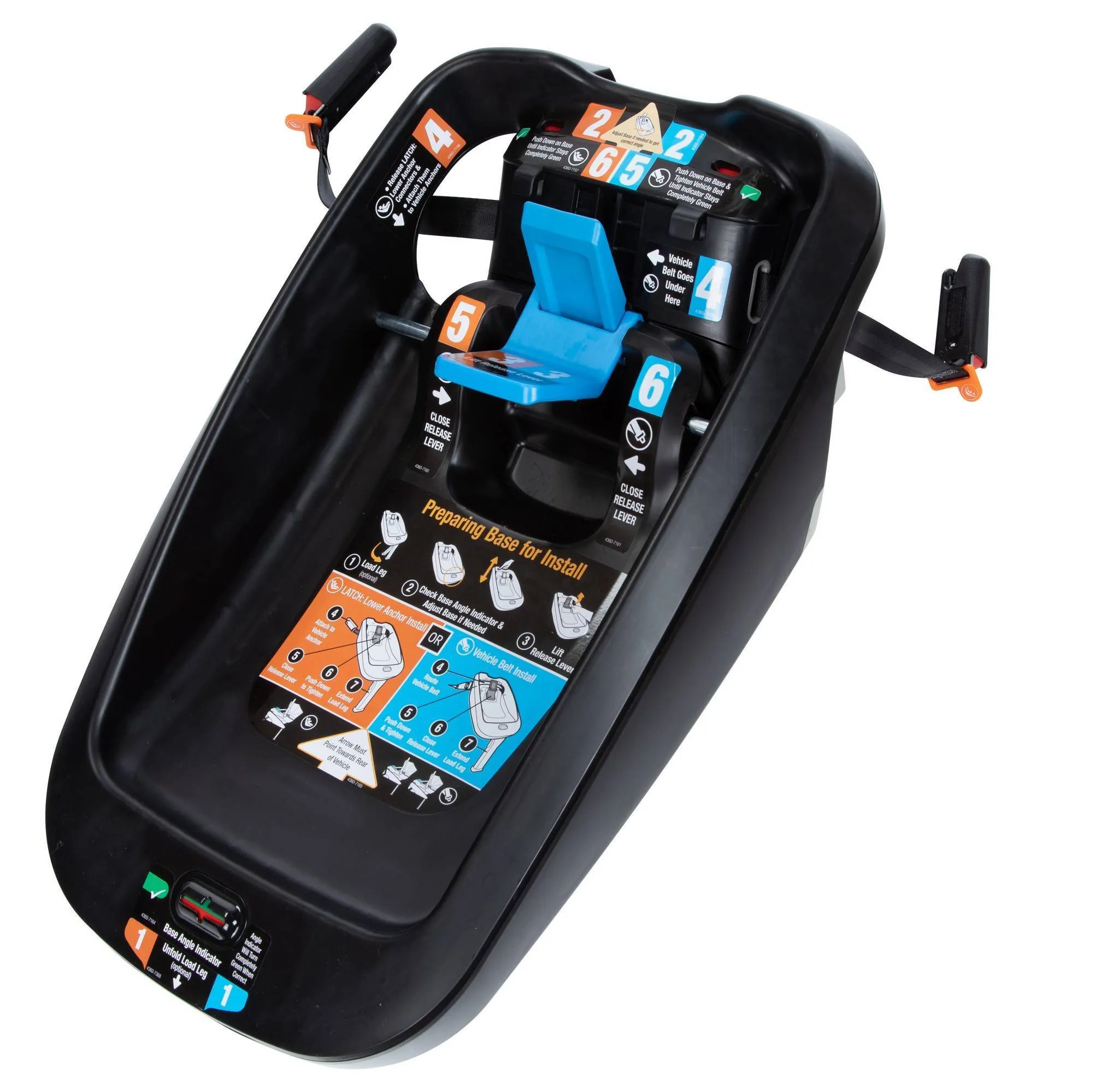 Infant Car Seat Base - Black - Kaedas