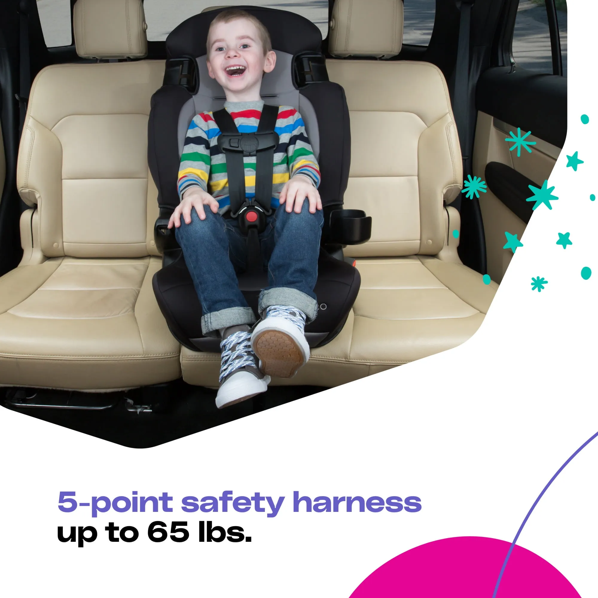 2-in-1 Booster Car Seat - Kaedas