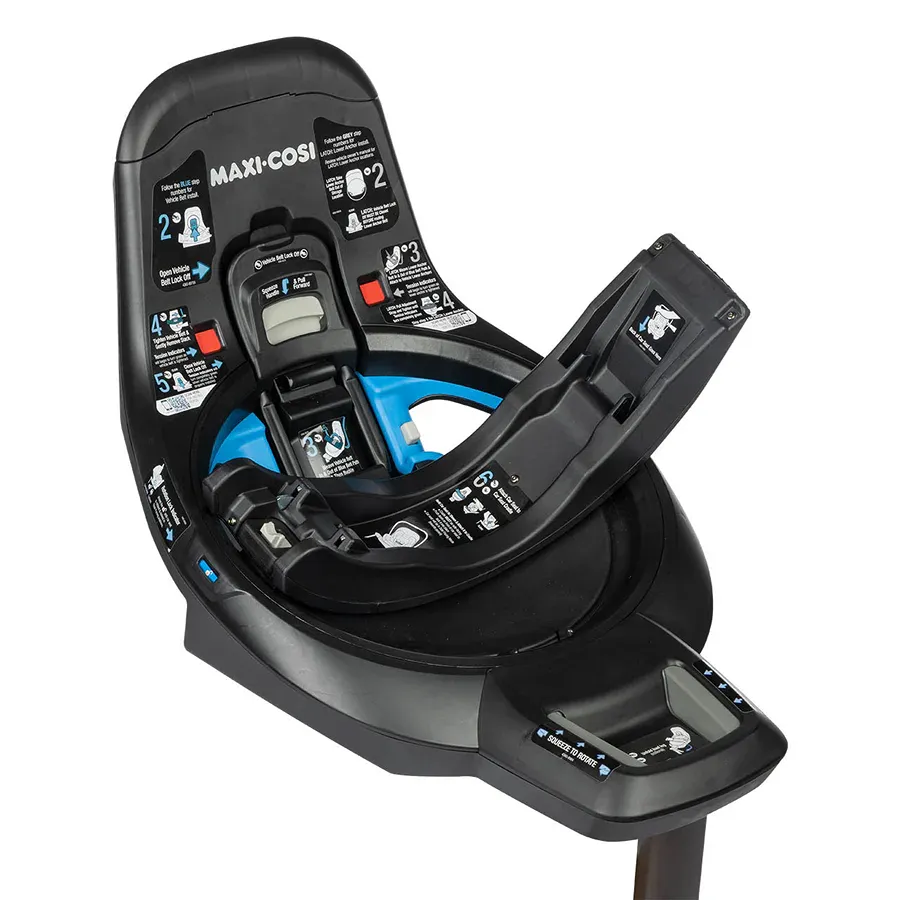 Peri 180 Car Seat Base - Black - Kaedas